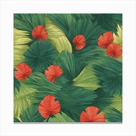 Palm leaf Canvas Print