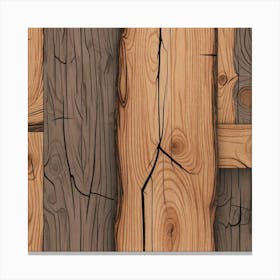 Wood Planks 36 Canvas Print