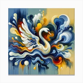 Swan 01 Canvas Print