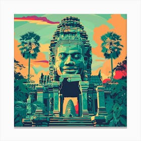 Angkor Temple 4 Canvas Print