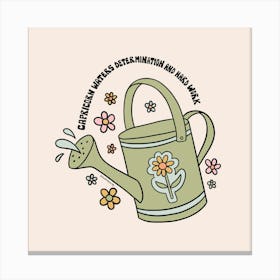Capricorn Watering Can Canvas Print