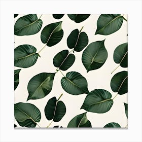 Tropical Leaves Canvas Print