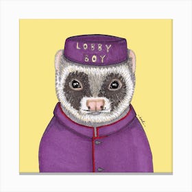 Lobby Boy Canvas Print