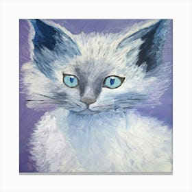 Cat Painting Canvas Print