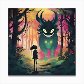 Lost in the Forest Canvas Print