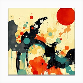 Asian Art 6 Canvas Print