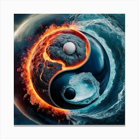 Yin And Yang 5 Canvas Print