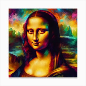 Mona Lisa 4 Canvas Print