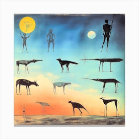 Some Of The Dogs XXVII Canvas Print