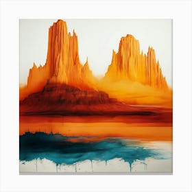 Utah art Canvas Print