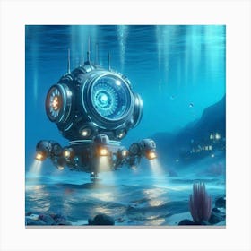 Underwater City 2 Canvas Print