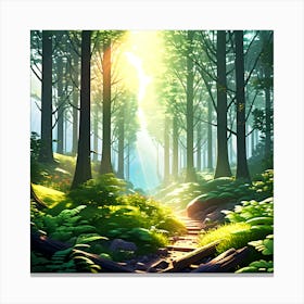 Forest Path 3 Canvas Print