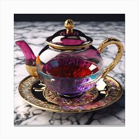 Glass Teapot Canvas Print