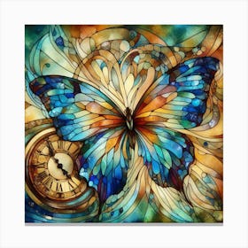 Mosaic butterfly 2 Canvas Print