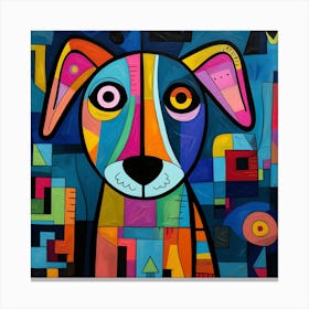 Dog Painting 2 Canvas Print