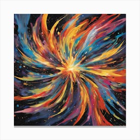 Burst Of Color Canvas Print