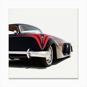 Black And Red Car Canvas Print