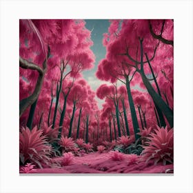 A Stunning And Surreal Jungle Scene Where The Leav Hik4ald7t7wqc Ocgilcbw Fk 8zgt1rboxadd1ftdlza Canvas Print