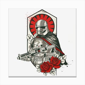 trooper Samurai Fictional Character Canvas Print