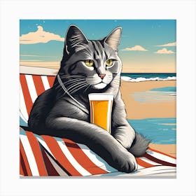 Chill Cat Canvas Print
