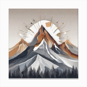 Mountain Canvas Art Canvas Print