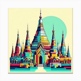 Shwedagon Pagoda 1 Canvas Print