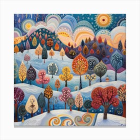 Winter Landscape 1 Canvas Print