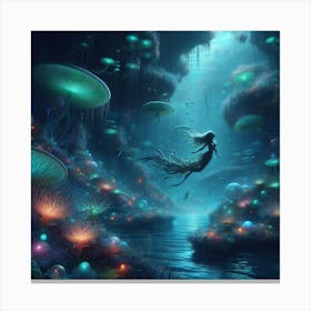 Mermaid Canvas Print