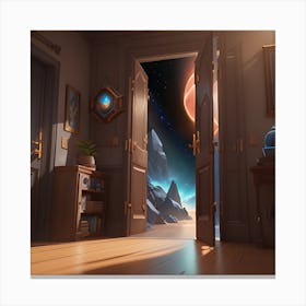 Room In Space Canvas Print