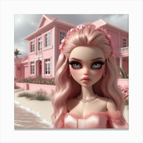 Pink Doll 1 Canvas Print