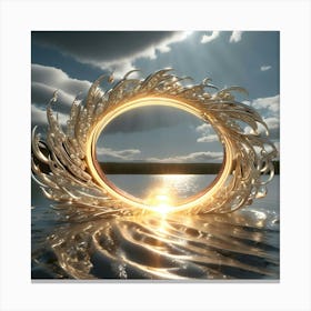 Golden Sun 14 Canvas Print