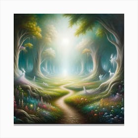 Fairy Forest Dreamscape Canvas Print