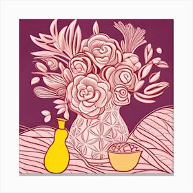 Pink Fruit Canvas Print