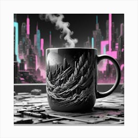 Cityscape Coffee Mug 1 Canvas Print