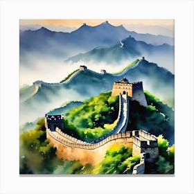 Great Wall Of China Canvas Print