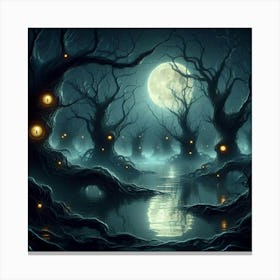 Dark Forest 67 Canvas Print