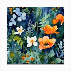 Wildflowers 25 Canvas Print