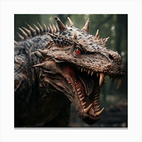 Dragon In The Woods Canvas Print