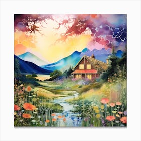 House In The Countryside 2 Canvas Print