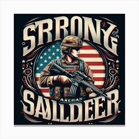 Strong Sailor Canvas Print