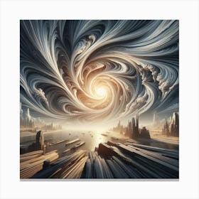 Fractal City Canvas Print