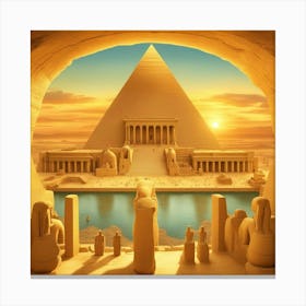 Egyptian Pyramid Canvas Print