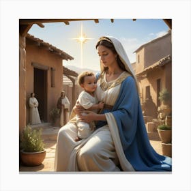 Jesus With Child 1 Canvas Print