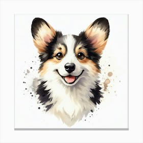 Pembrokeshire Corgi Canvas Print