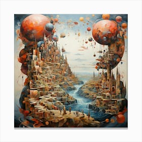 City In The Sky 1 Canvas Print