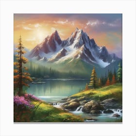 Mountain Landscape 2 Canvas Print