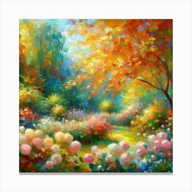 Autumn Garden Canvas Print