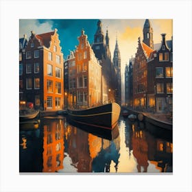 Amsterdam 3 Canvas Print