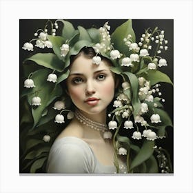 Lily Of The Valley art print 3 Canvas Print