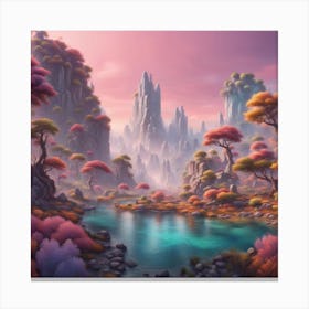 Asian Landscape 2 Canvas Print